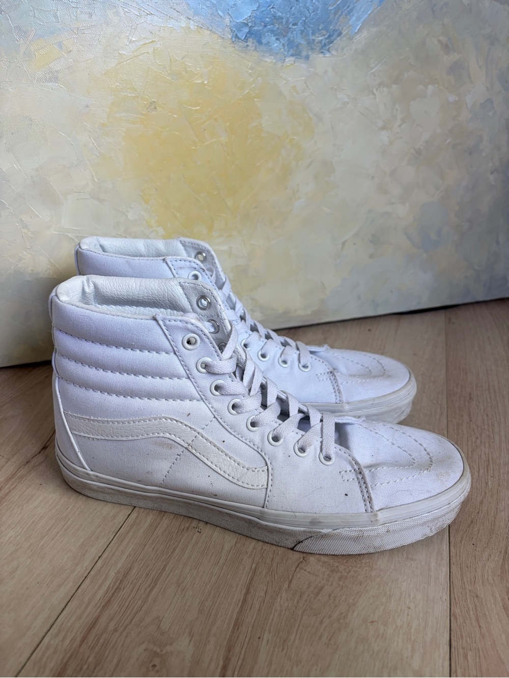 Vans White High-Top Skate Sneakers - Picture 4 of 6